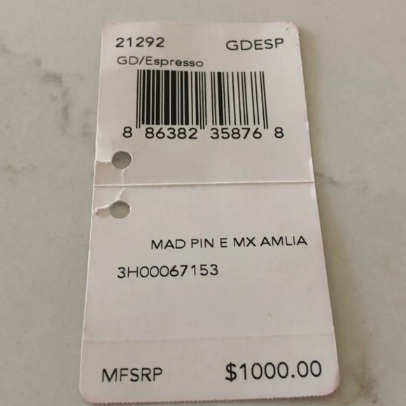 Coach Black/ Brown Espresso Textured Leather Satchel with Gold Hardware - Picture 4 of 14